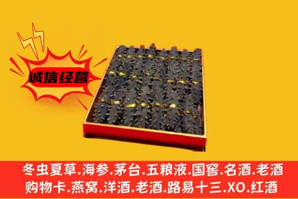 宁晋县回收海参